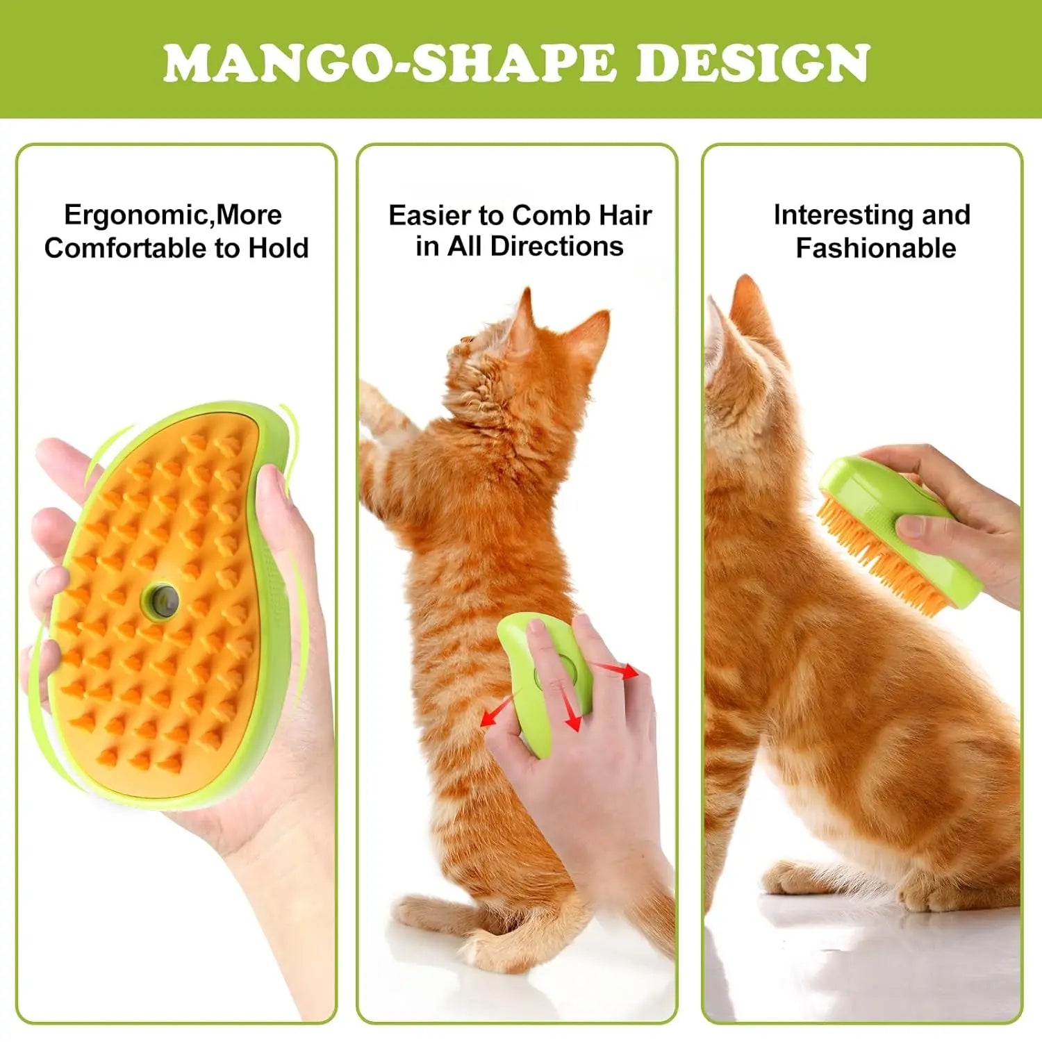 The SteamCare™ | 3-in-1 Professional Grooming Brush