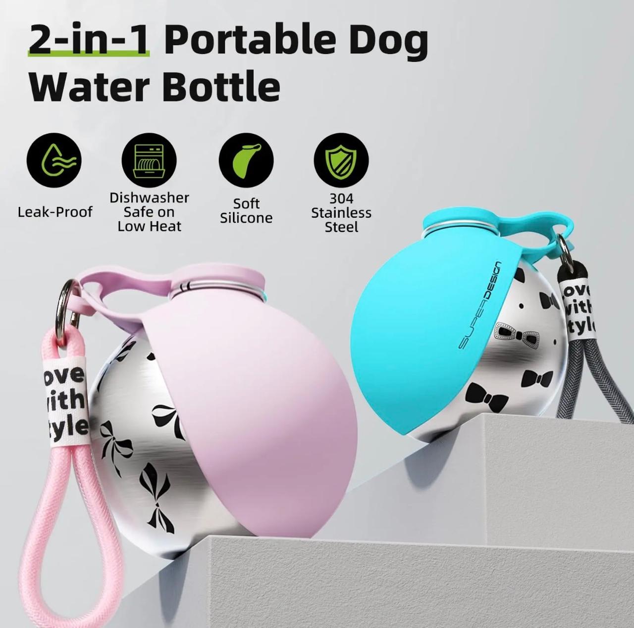 The PawFlask™ | Anti-Spill Travel Bottle